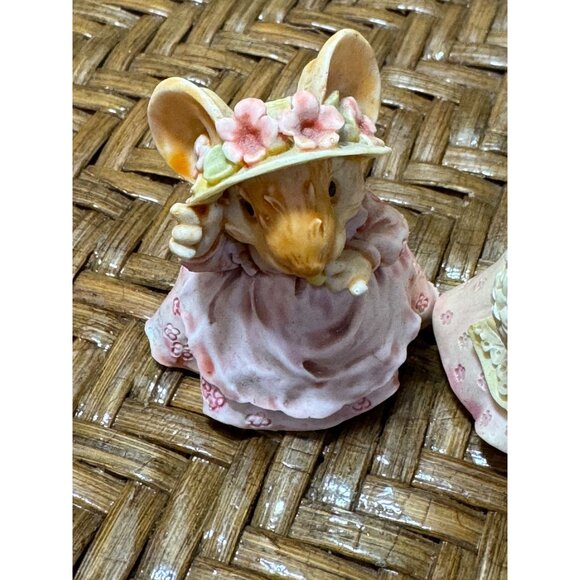 Little Cheesers By Gantz Charming Collectible Mouse Figurines In Spring - Picture 5 of 7